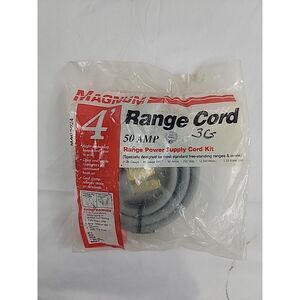 New Magnum 50 amp 4' Range Power‎ Supply Cord Kit, MAG5024.